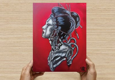 Japanese Cyborg Women Poster